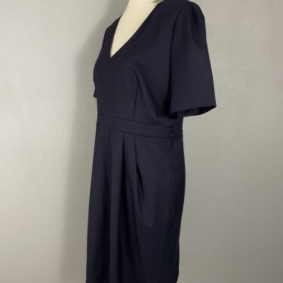 New 2 JCrew Memo Work Dress Wool Warm Formal Cocktail Small - Picture 4 of 6